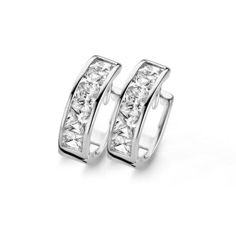 925 Silver Grazia Hoop Earrings