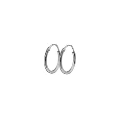 925 Silver Bruna Hoop Earrings