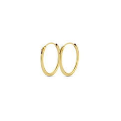 925 Silver Bruna Hoop Earrings