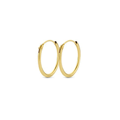 925 Silver Bruna Hoop Earrings