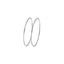 925 Silver Bruna Hoop Earrings