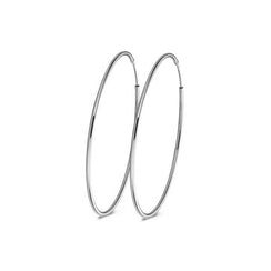 925 Silver Bruna Hoop Earrings