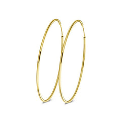 925 Silver Bruna Hoop Earrings