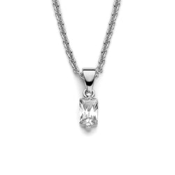 925 zilveren barnsteen ketting