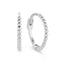 925 Silver Evelina Hoop Earrings