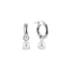 925 Silver Luciana Hoop Earrings