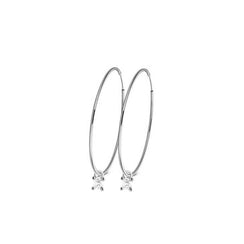 925 Silver Sienna Hoop Earrings