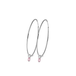 925 Silver Donna Hoop Earrings