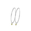 925 Silver Donna Hoop Earrings