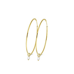 925 Silver Donna Hoop Earrings