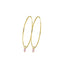 925 Silver Donna Hoop Earrings