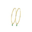 925 Silver Donna Hoop Earrings