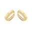 14K Gold Fabrienne Hoop Earrings