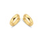 14K Gold Bona Hoop Earrings