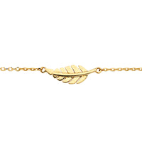 14K Gold Lanza Bracelet