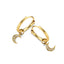 14K Gold Gazia Hoop Earrings