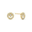 14K Gold Florentina Stud Earrings