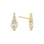 14K Gold Donatella Stud Earrings