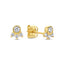 14K Gold Gian Stud Earrings