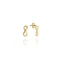 14K Gold Michela Stud Earrings