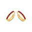 14K Gold Marina Hoop Earrings