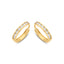 14K Gold Robertina Hoop Earrings