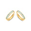 14K Gold Robertina Hoop Earrings