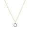 14K Gold Giulia Necklace With Circle