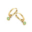 14K Gold Robertina Hoop Earrings