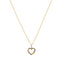 14K Gold Giulia Necklace With Heart