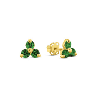 14K Gold Violante Stud Earrings